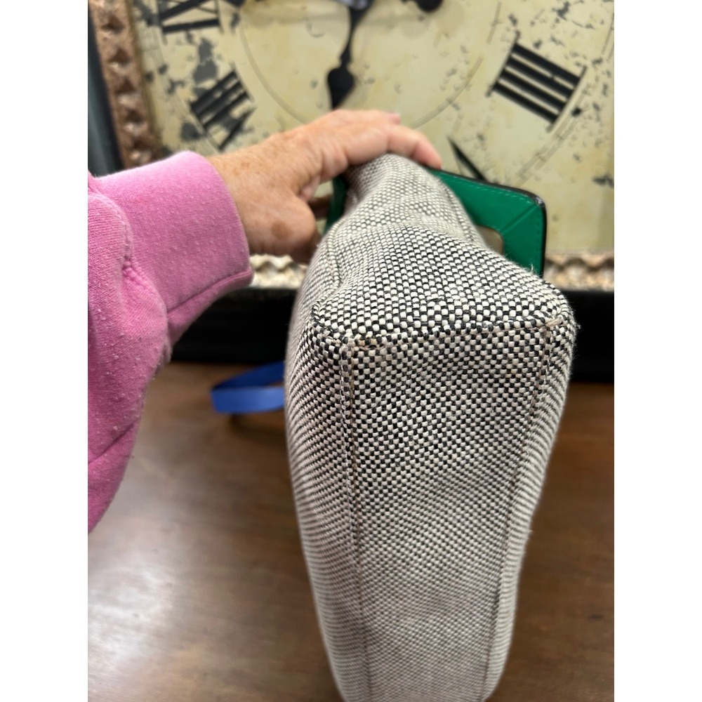 Kate Spade NY Carter Caden St. Crossbody Bag Green Blue Tweed Colorblock Sample - Picture 16 of 16